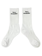 I'm a snake quotes socks white and black