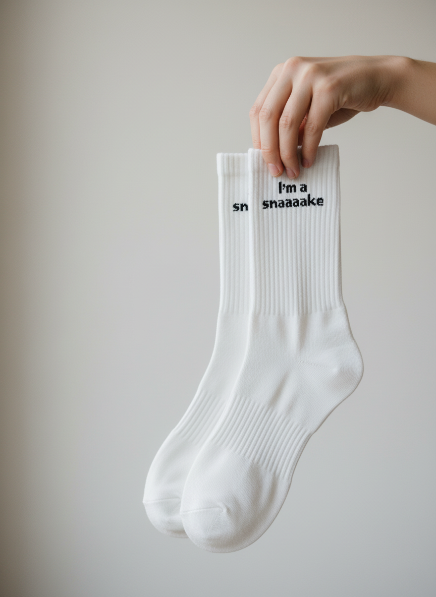 I'm a snaaaake - Quoted Socks