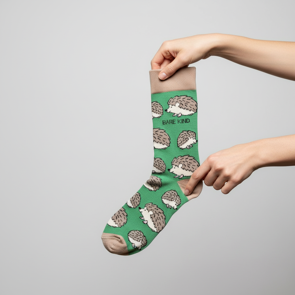Save the Hedgehogs Bamboo Socks